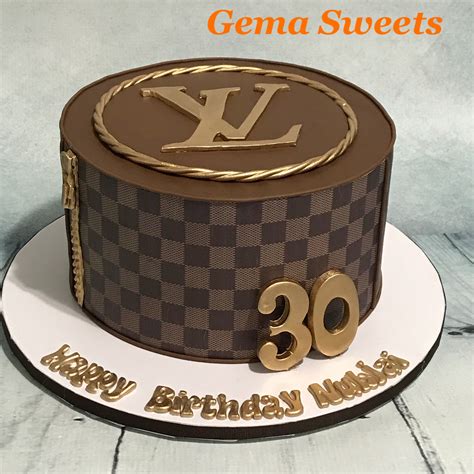 lv monogram cakes